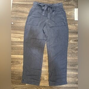Cynthia Rowley Blue Linen Pants